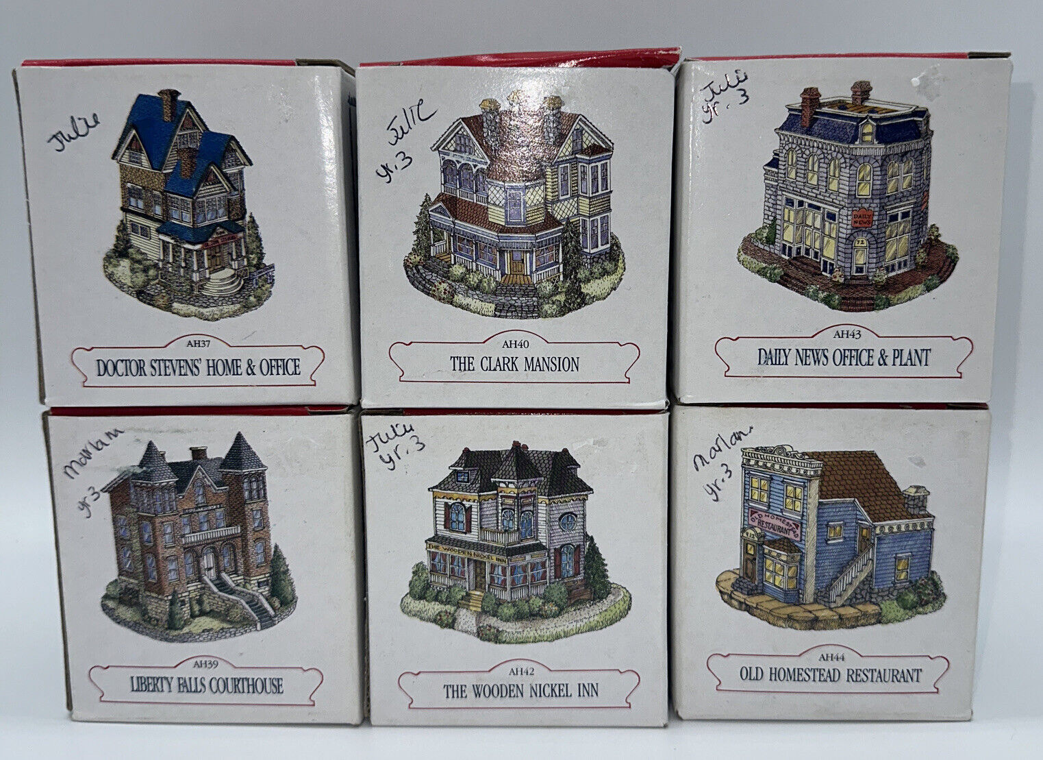 LIBERTY FALLS/THE AMERICANA COLLECTION RESIN HOUSES 1993-1998 YOUR CHOICE