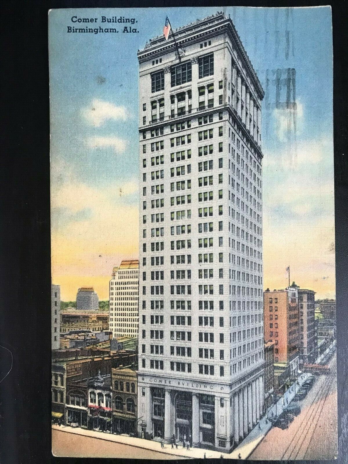 Vintage Postcard 1941 Comer Building Birmingham Alabama (AL)
