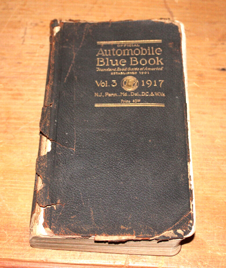 Official Vol 3 Automobile Blue Book 1917