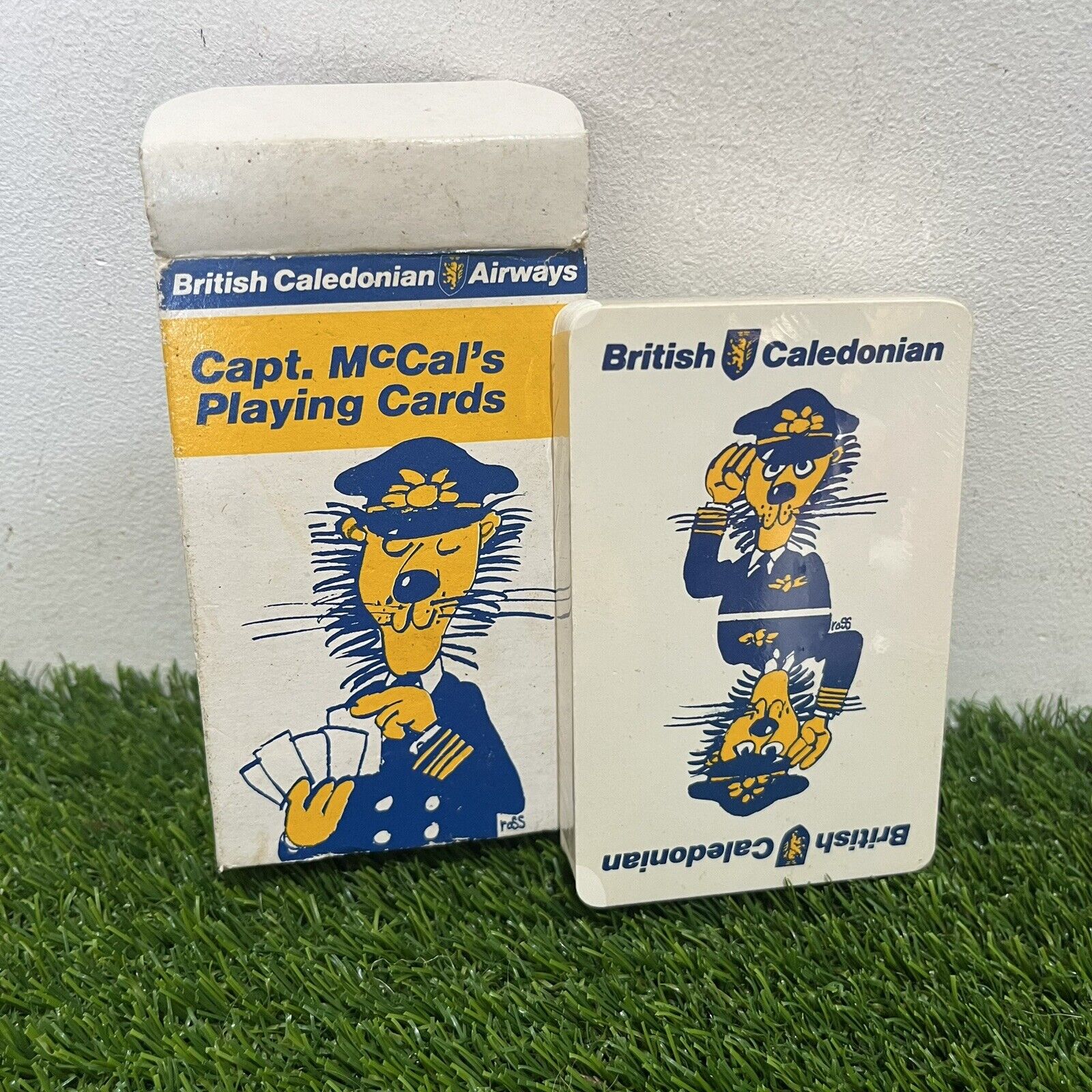 British Caledonian Airways Vintage Captain McCal\'s Pack of Playing Cards