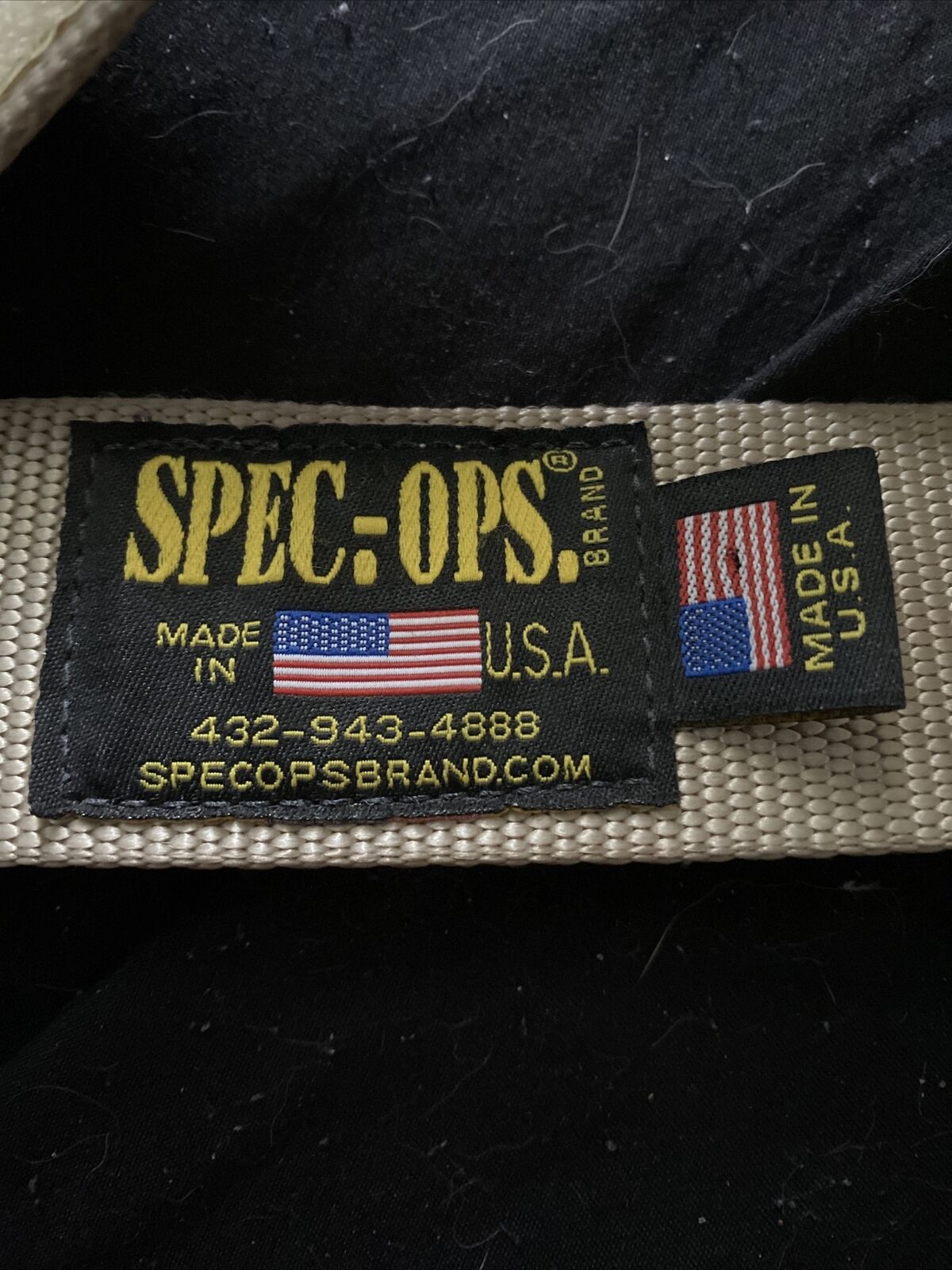 SPEC-OPS BRAND 432-943-4888 MADE IN THE USA REGULAL