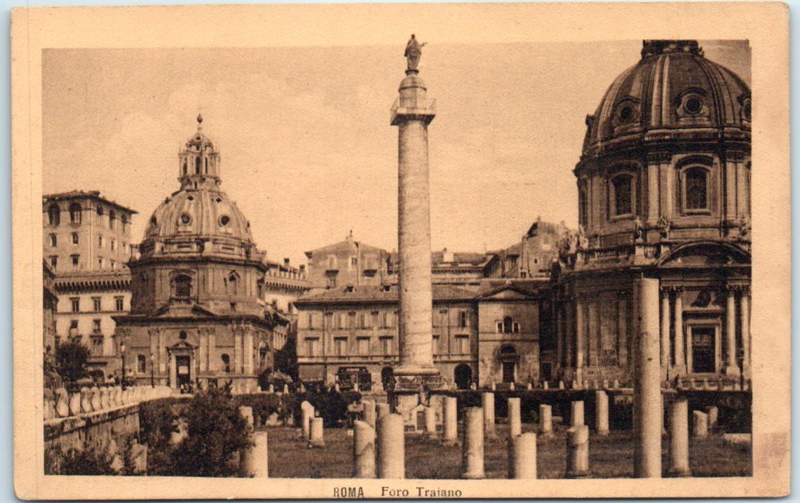Postcard - Trajan Forum - Rome, Italy