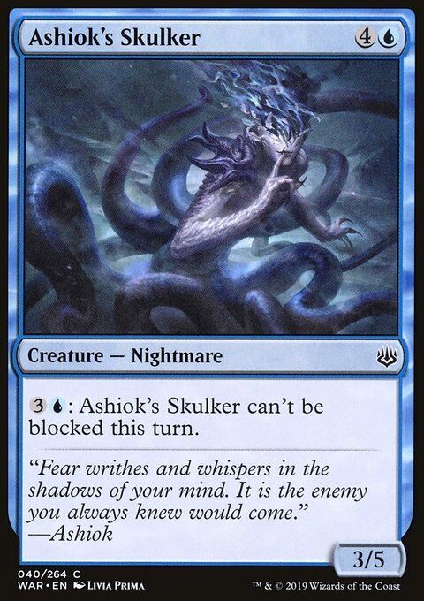 MTG: Ashiok's Skulker - War of the Spark - Magic Card