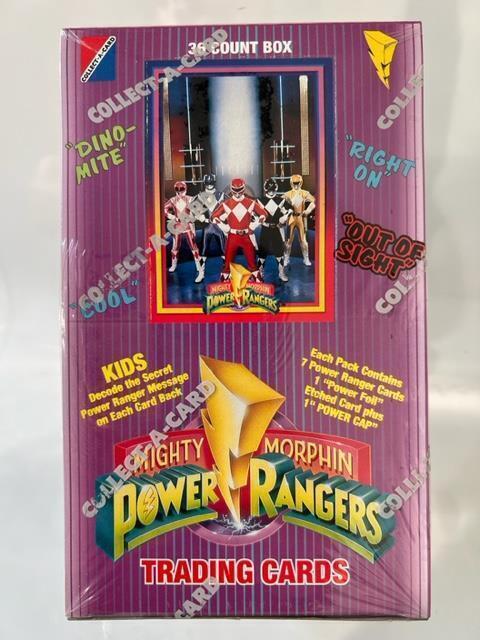 1994 Power Rangers Trading Cards - Hobby Box - Mint Sealed
