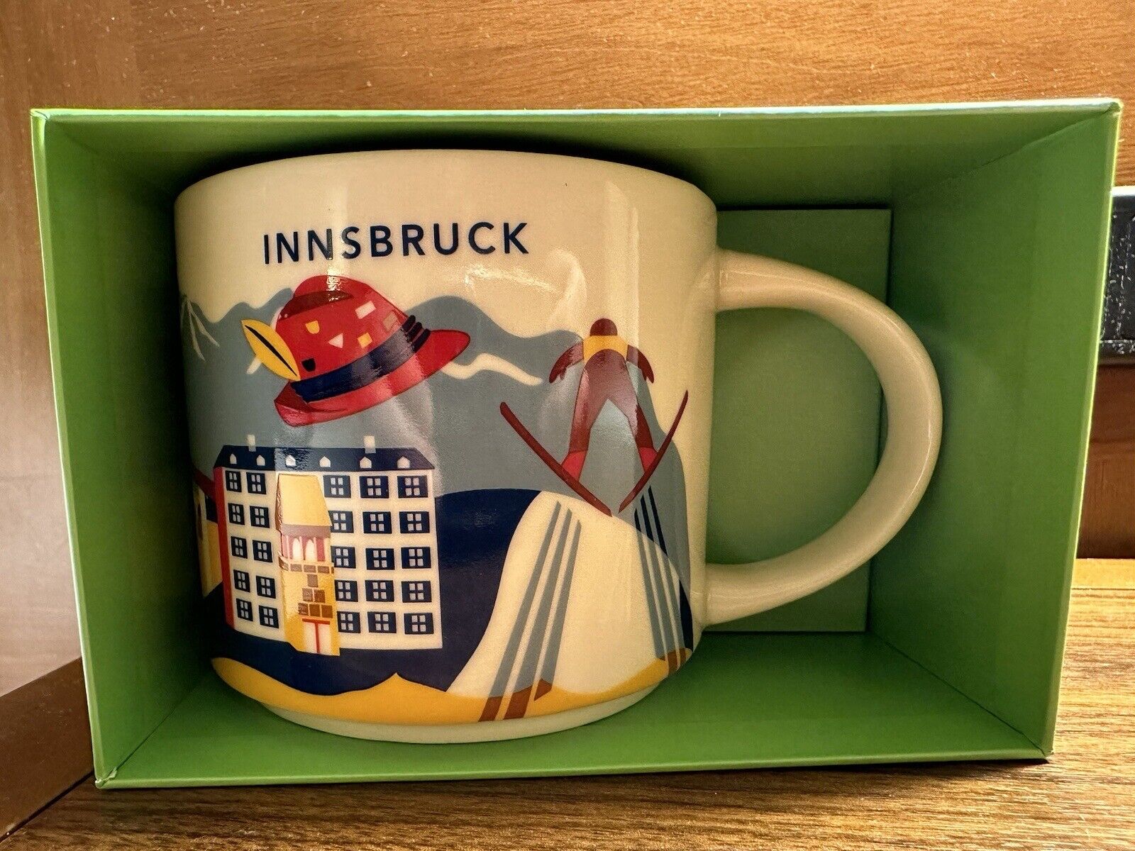 Starbucks Innsbruck Austria YAH Mug 🇦🇹.  Unused, Brand New in Box w SKU.