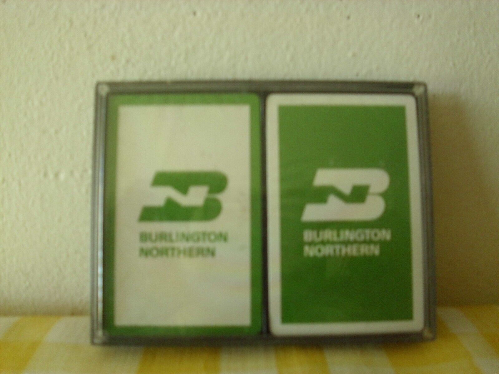 Burlington Northern Set of 2 Decks of Cards - Original Box - NEW, unopened cards