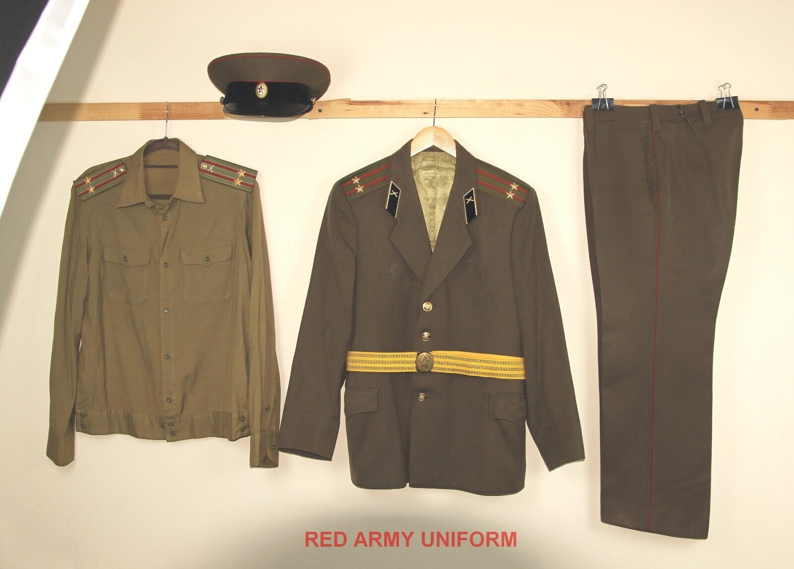 Military Soviet officer uniform  Colonel Officer Red Army USSR