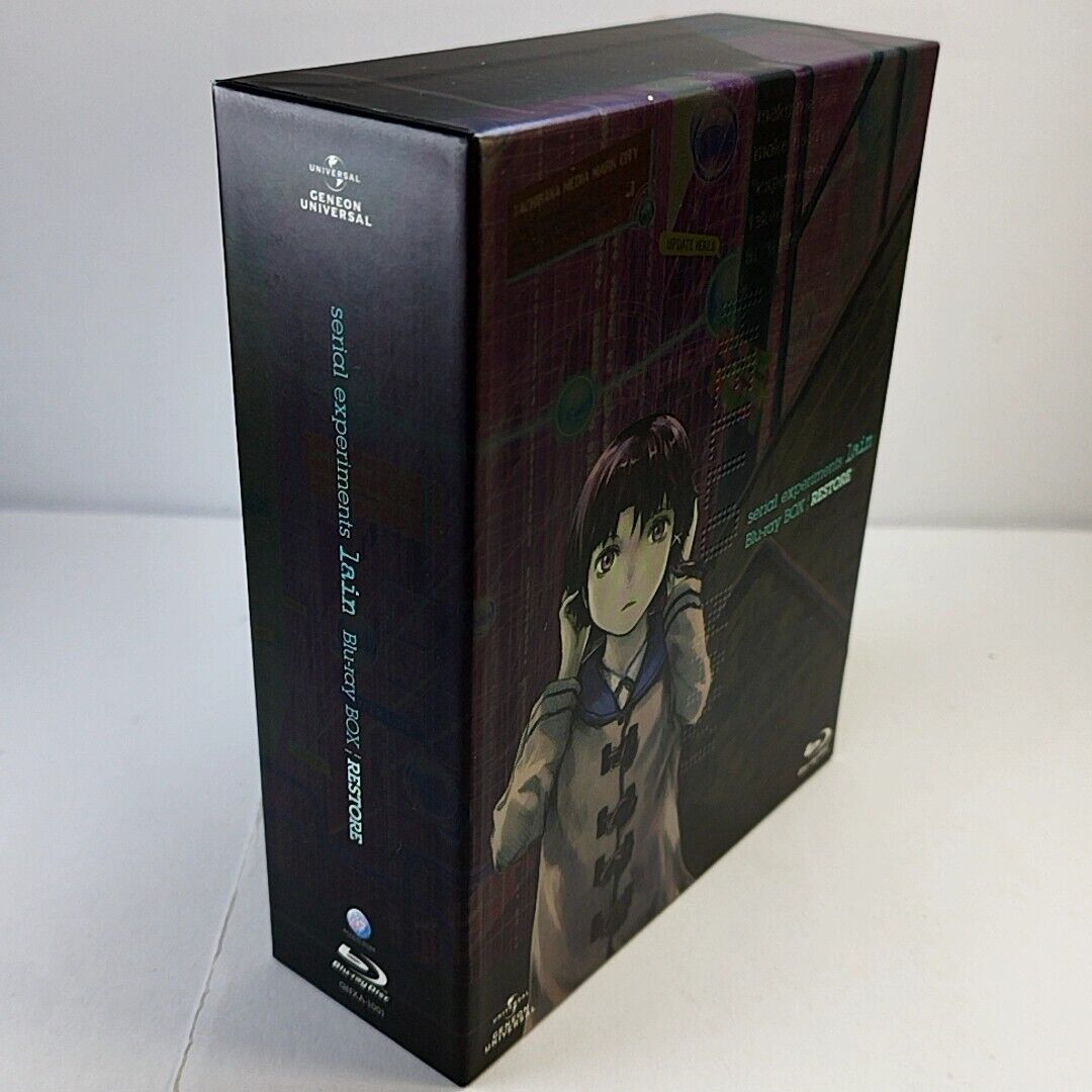 serial experiments lain Blu-ray BOX RESTORE DVD Used