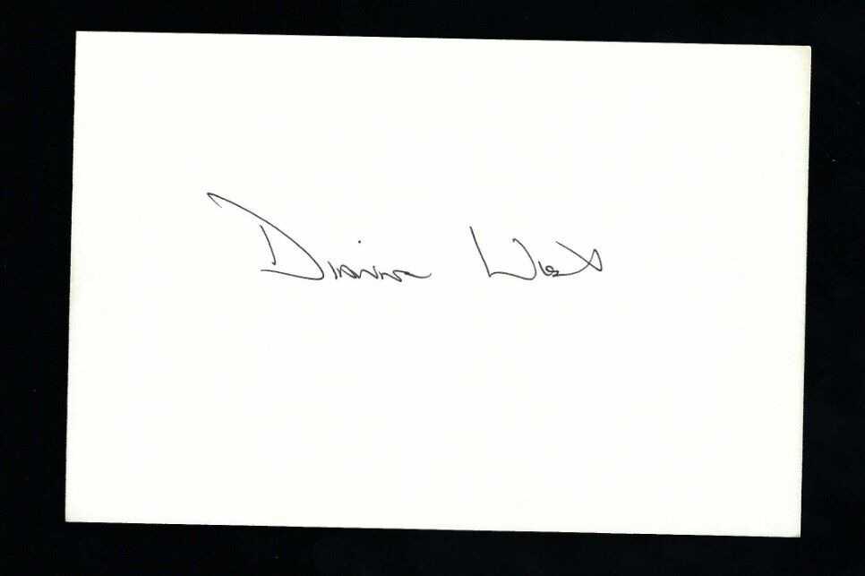 Dianne Wiest signed autograph 4\