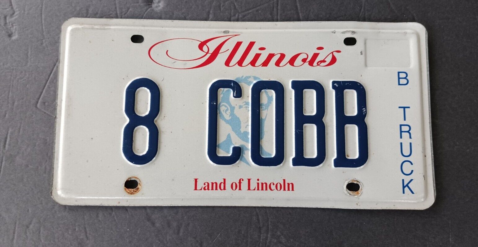 1998 Illinois IL Personalized B Truck Vanity License Plate 8 COBB