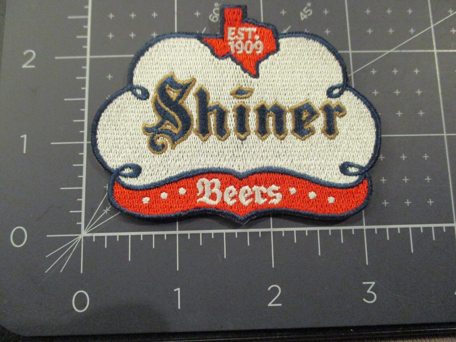 SHINER Texas bock spoetzl Stick On PATCH craft beer brewery brewing