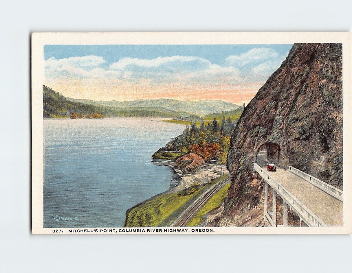 Postcard Mitchell\'s Point Columbia River Highway Oregon USA