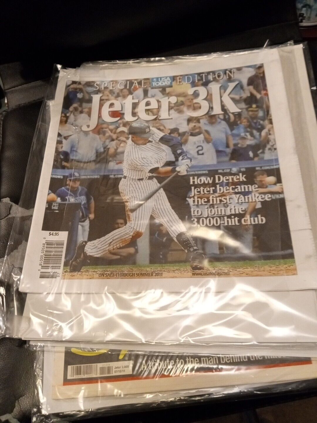USA Today special edition Jeter 3000 mint  