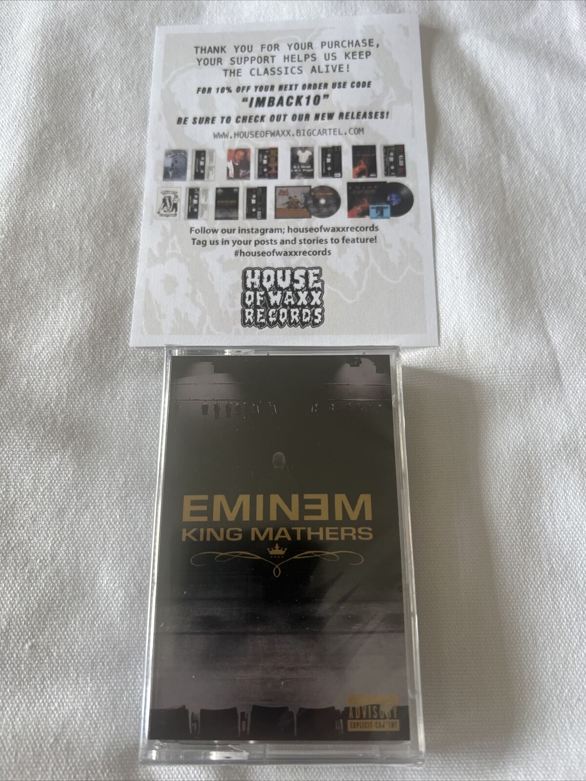 Eminem King Mathers Rare Cassette Tape Sealed