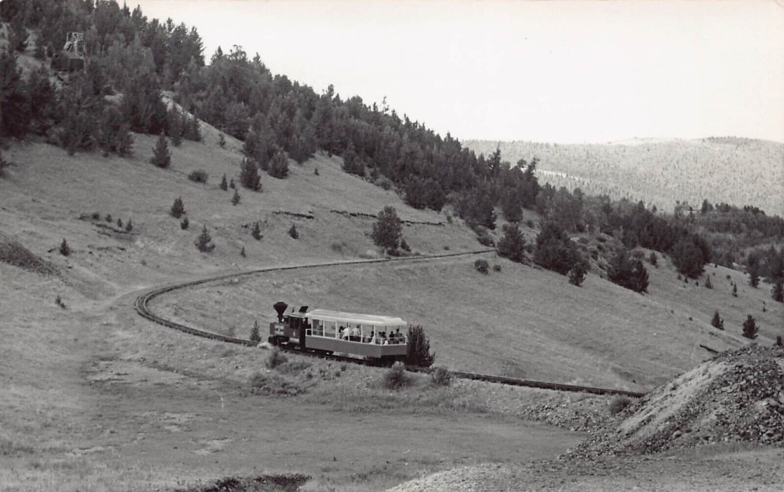 RPPC Denver Rio Grande The Montezuma Train Western Railroad Photo Postcard D43