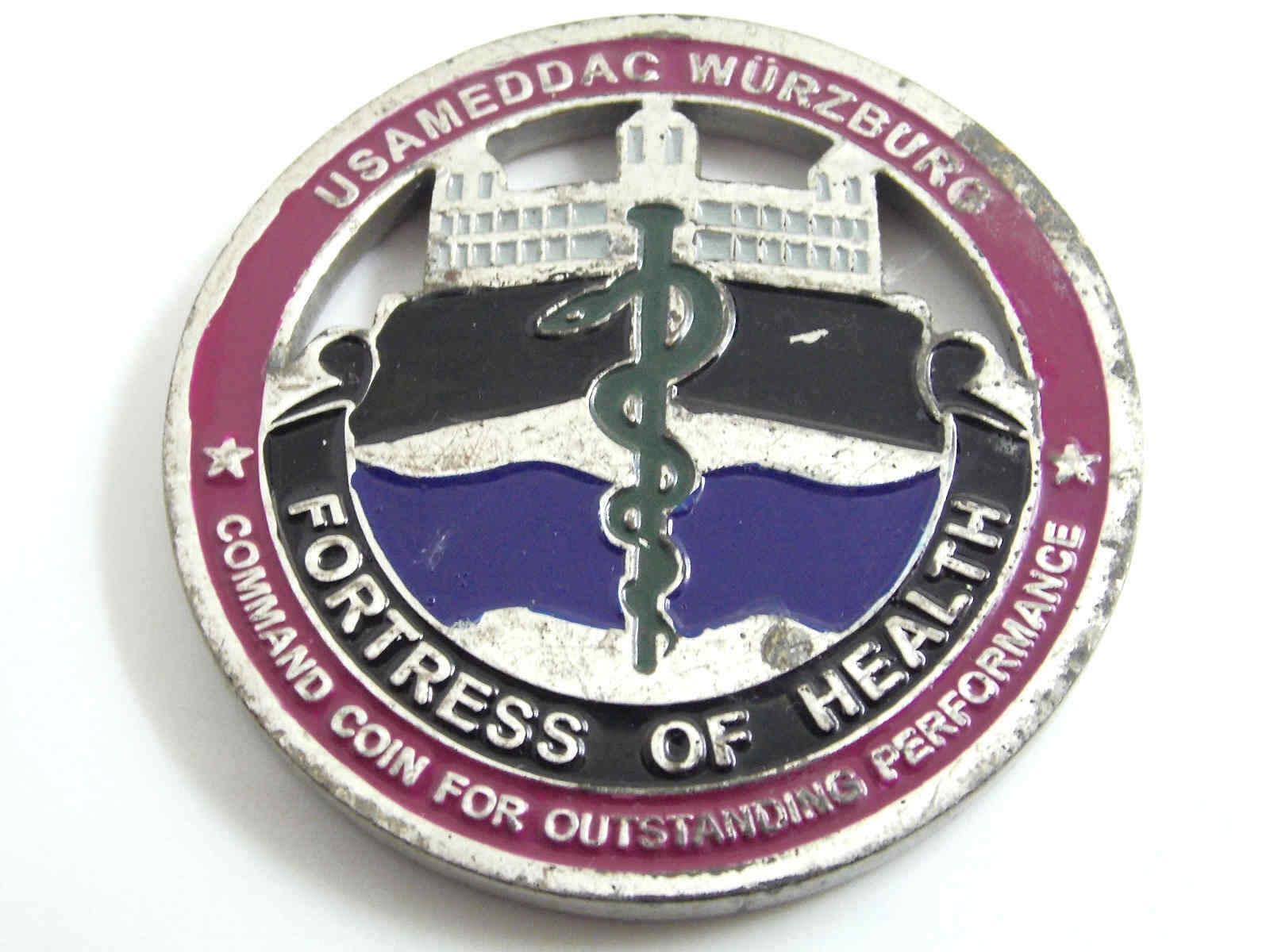 USAMEDDAC WURZBURG FORTRESS OF HEALTH CHALLENGE COIN