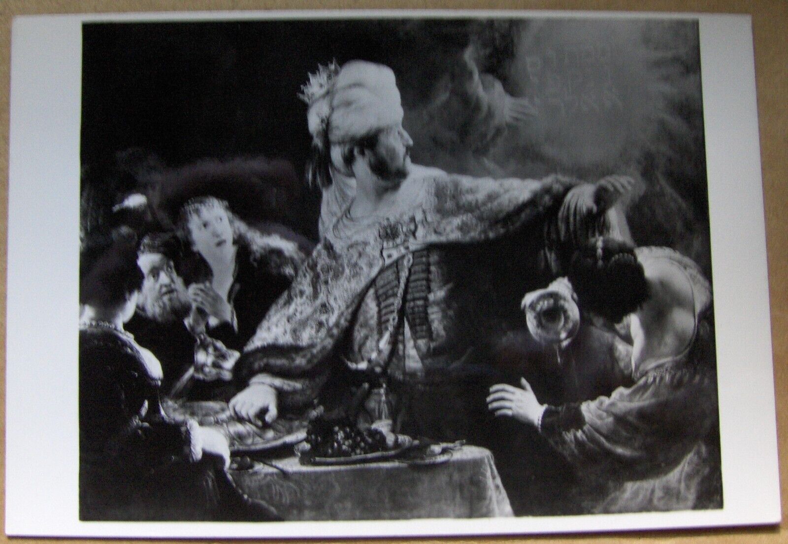 Postcard. Rembrandt. Belshazzar\'s Feast