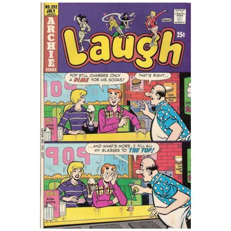 Laugh Comics #292 Archie comics VF Full description below [t%
