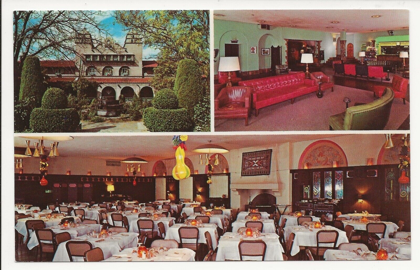 Fred Harvey\'s Alvarado Hotel postcard Albuquerque NM
