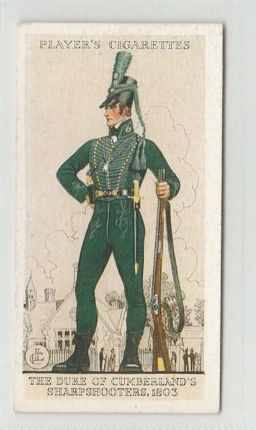 1939 JOHN PLAYER & SONS - UNIFORMS OF THE TERRITORIAL ARMY (SINGLE CARD)