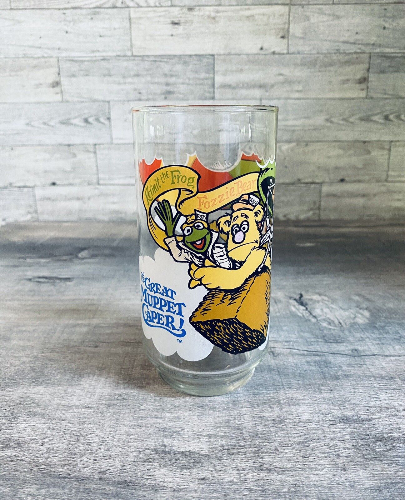 1981 Vintage McDonalds and Jim Hensons The Great Muppet Caper Drinking Glass