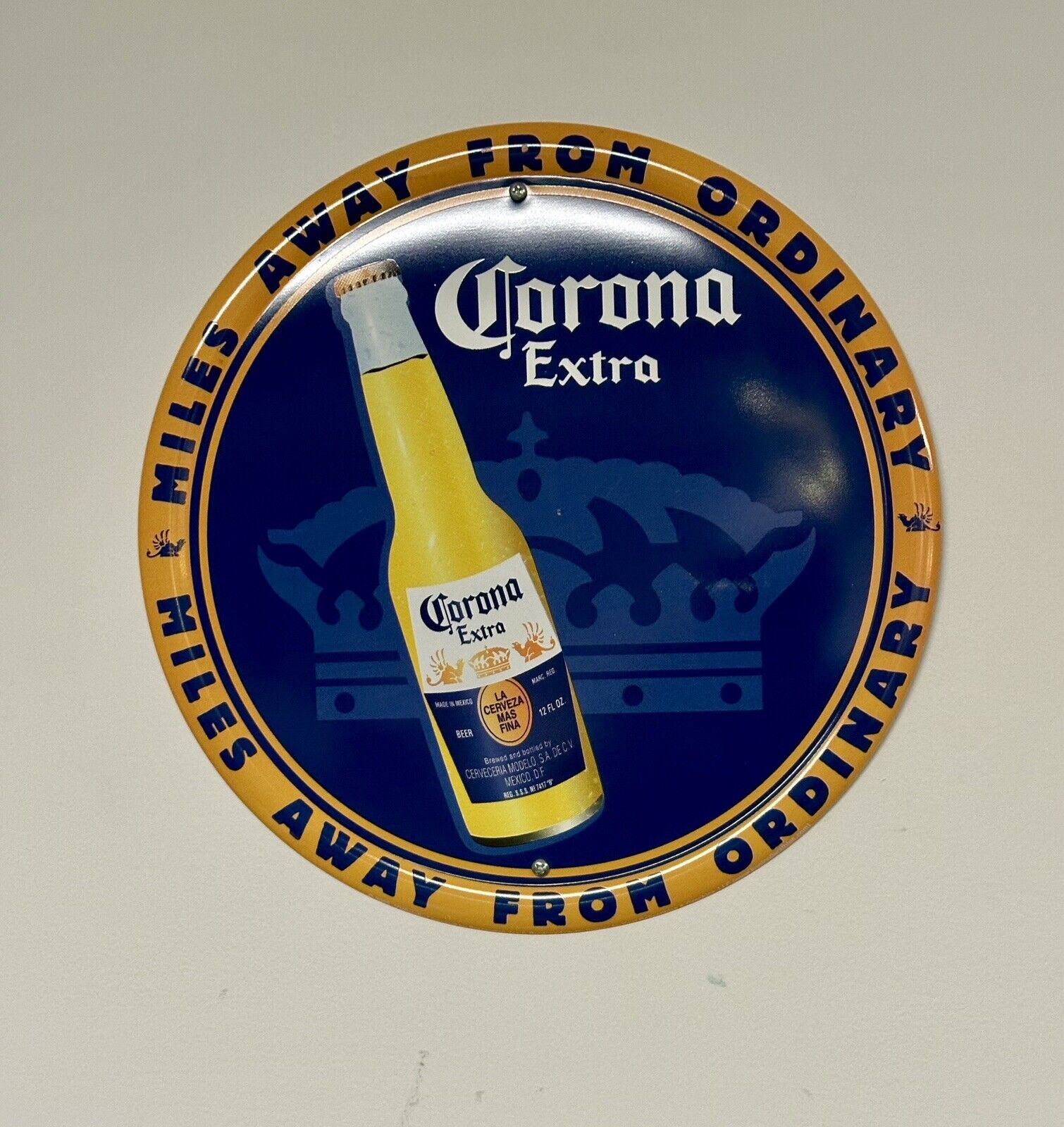 Corona Extra Circular Vintage Sign 