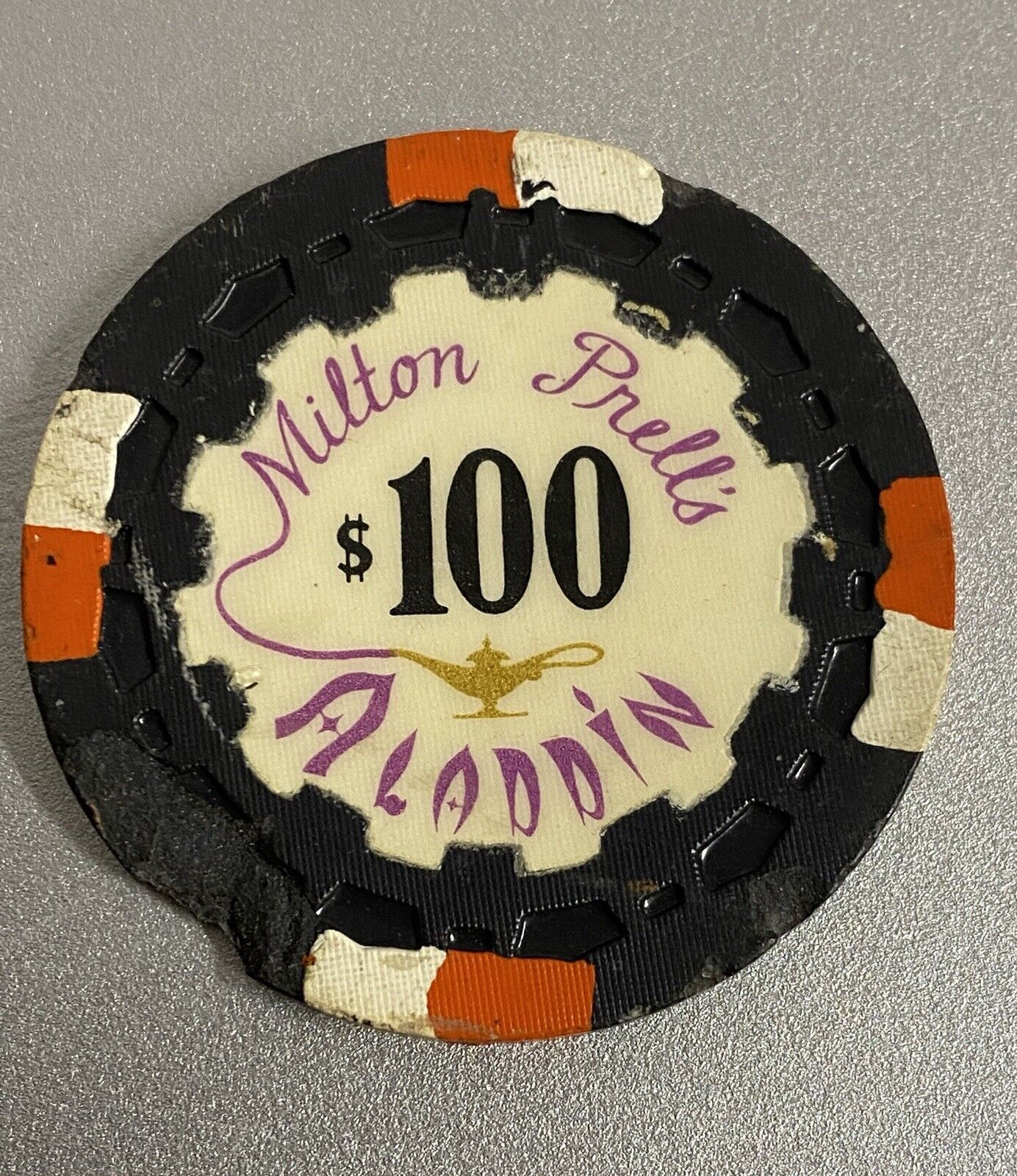 UNREAL RARE Aladdin $100 Milton Prells Vegas. Ever See One Offered?