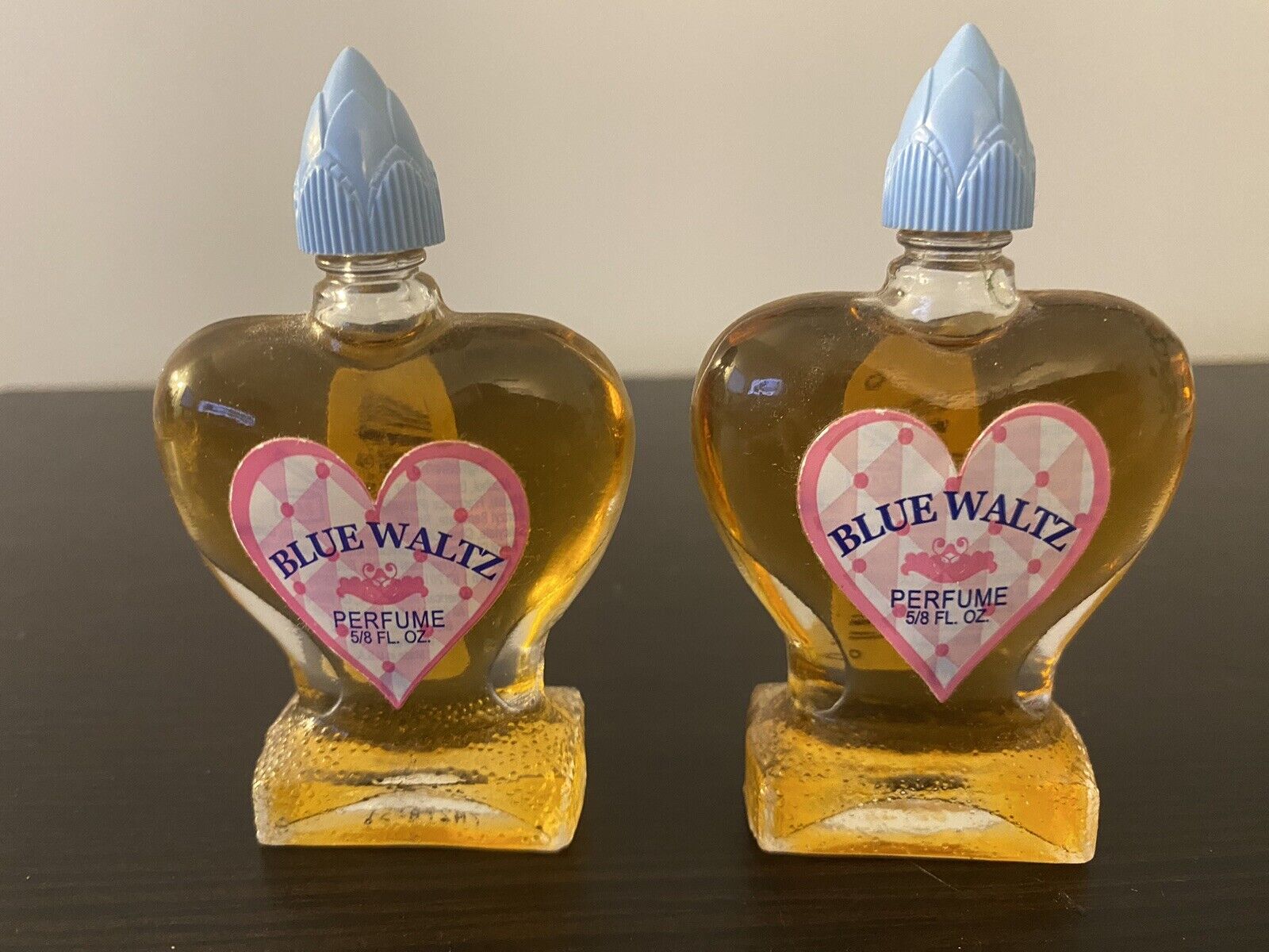 Two Vintage Blue Waltz Perfume * 5/8 oz