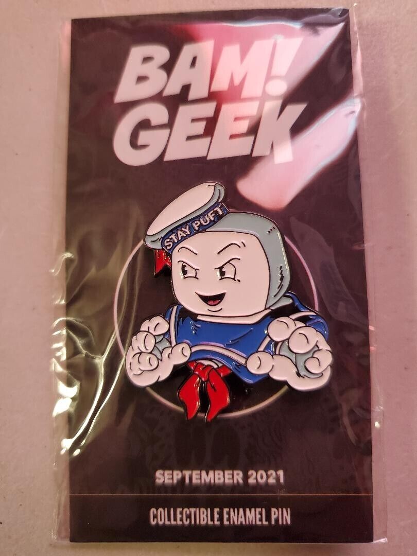 MIP- Bam Horror GHOSTBUSTERS (Stay Puft Marshmallow Man) Collectable Enamel Pin