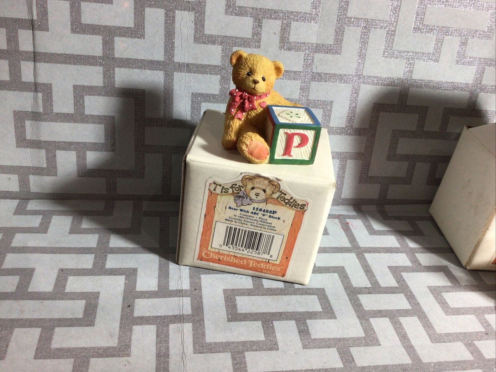 Miniature Cherished Teddies Bear with ABC 