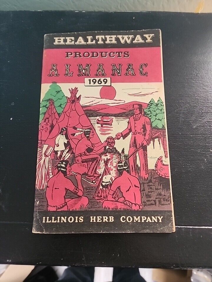 1969 Healthway Products Almanac - Illinois Herb company Booklet