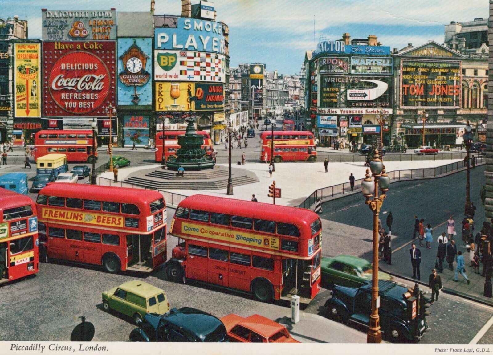 Piccadilly Circus London England UK Unposted Postcard