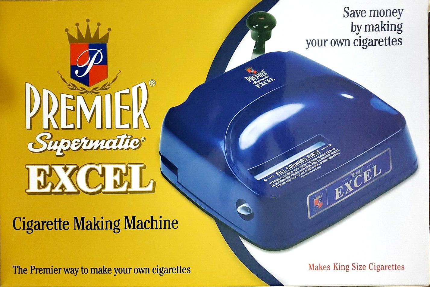 PREMIER Supermatic EXCEL Cigarette Maker Rolling Making Tobacco Injector Machine