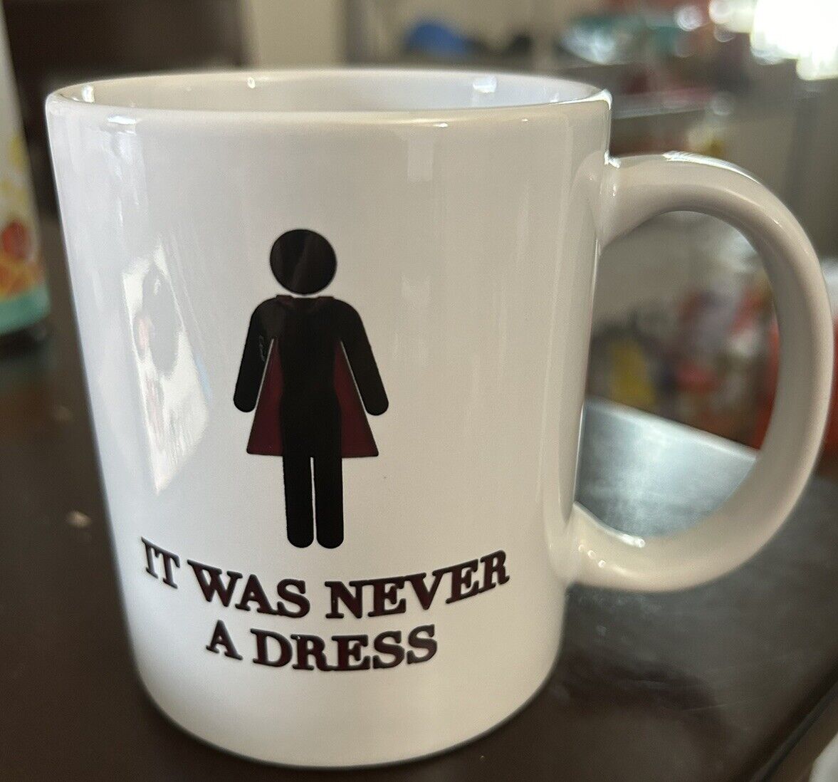 It Was Never A Dress Mug