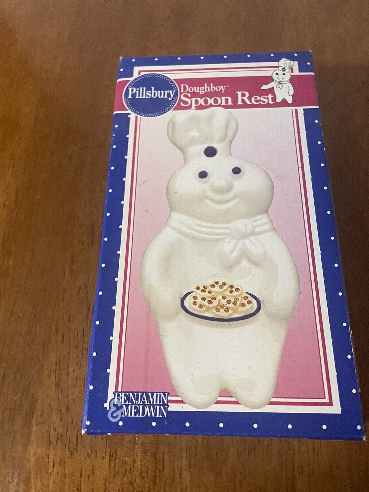 Vintage Pillsbury Doughboy Spoon Rest White 1997 90s