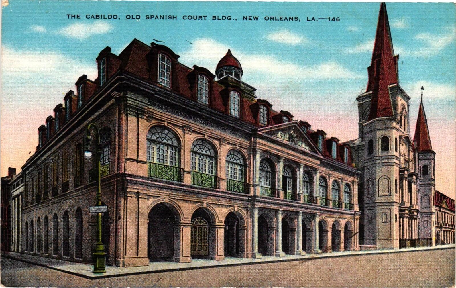 Vintage Postcard- The Cabildo, New Orleans, LA Early 1900s