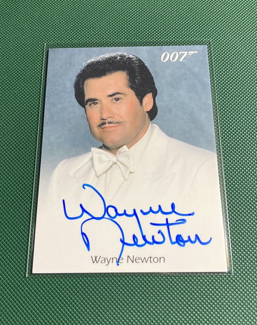2009 James Bond Archives Wayne Newton as Joe Butcher Autograph Auto Card