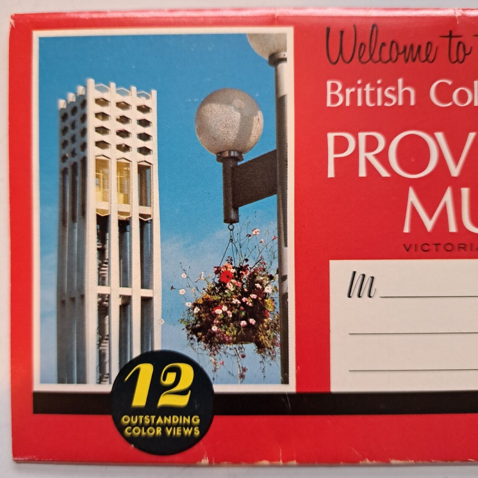 Provincial Museum Postcard Souvenir Photo Book BC Canada 4\