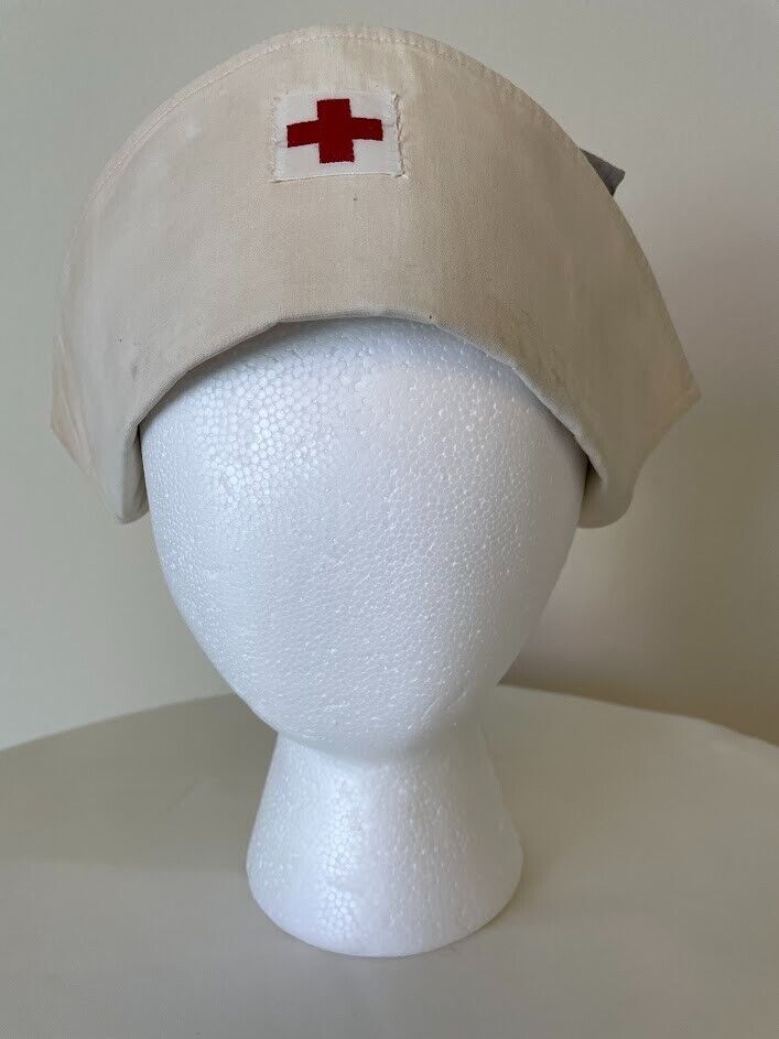 WWII era American Red Cross Cap Hat, Original