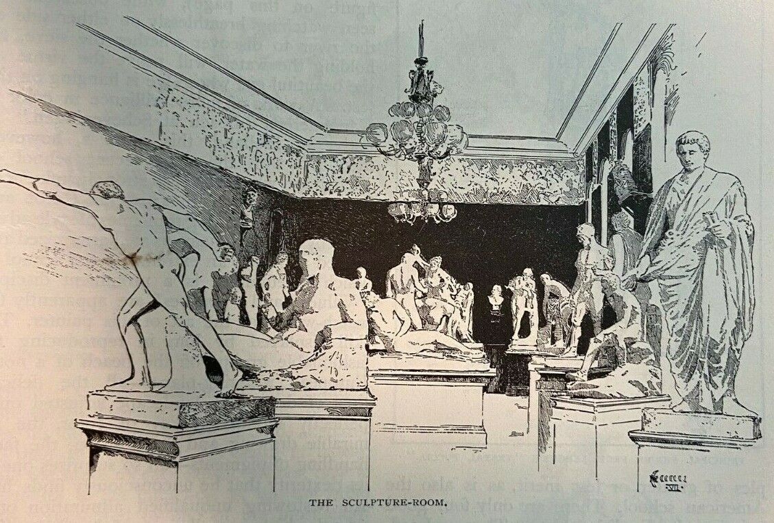 1886 Corcoran Gallery of Art William Corcoran Washington D C illustrated