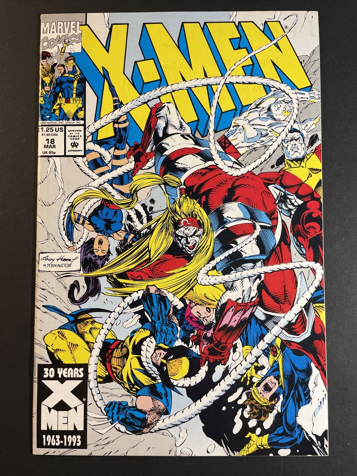 X-Men #18 March 18 1992 Marvel Comic NM Condition Omega Red (B57)