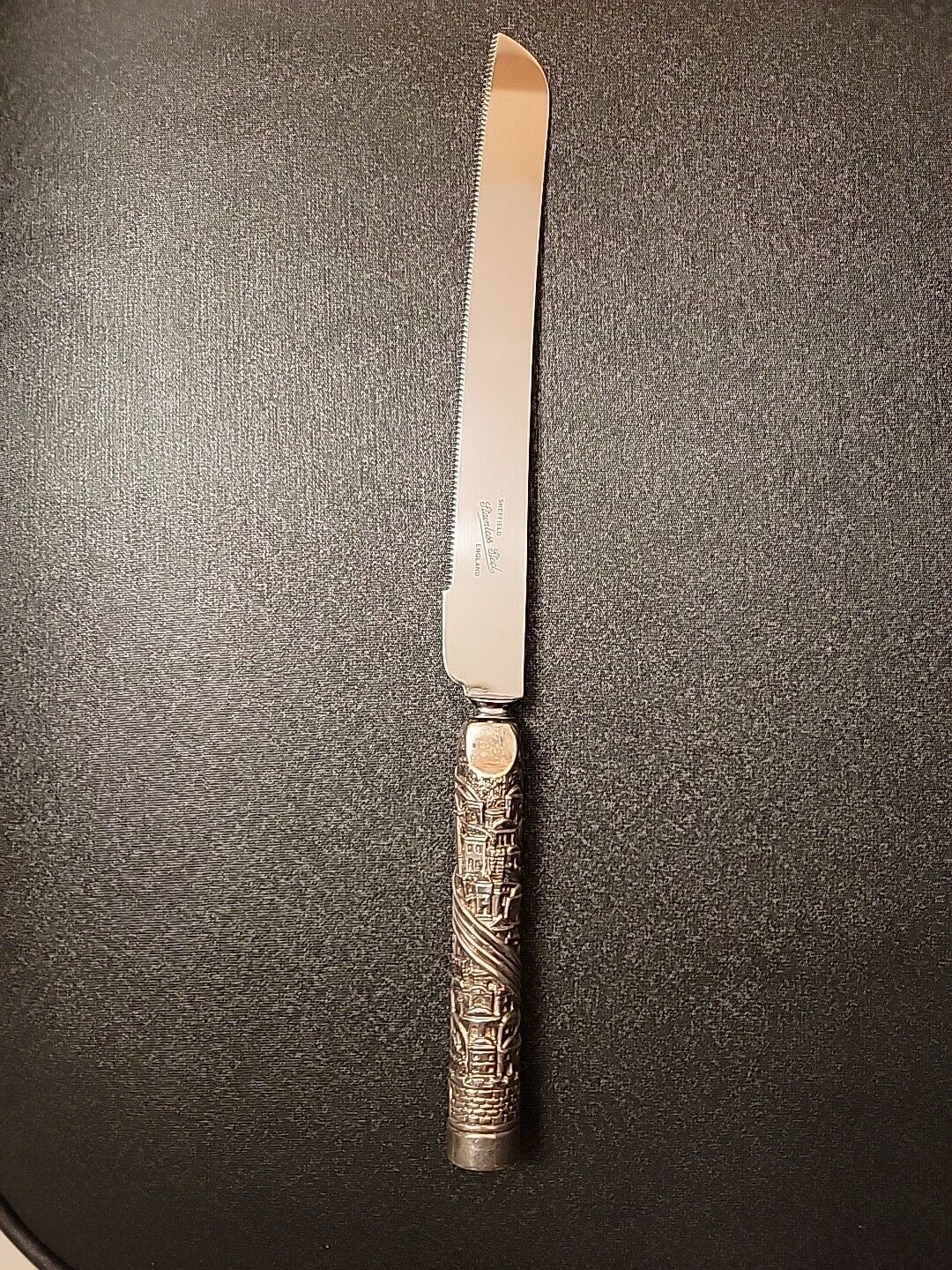 JUDAICA ,SHABBAT KNIFE Silver Handle 925 SHEFFIELD ENGLAND