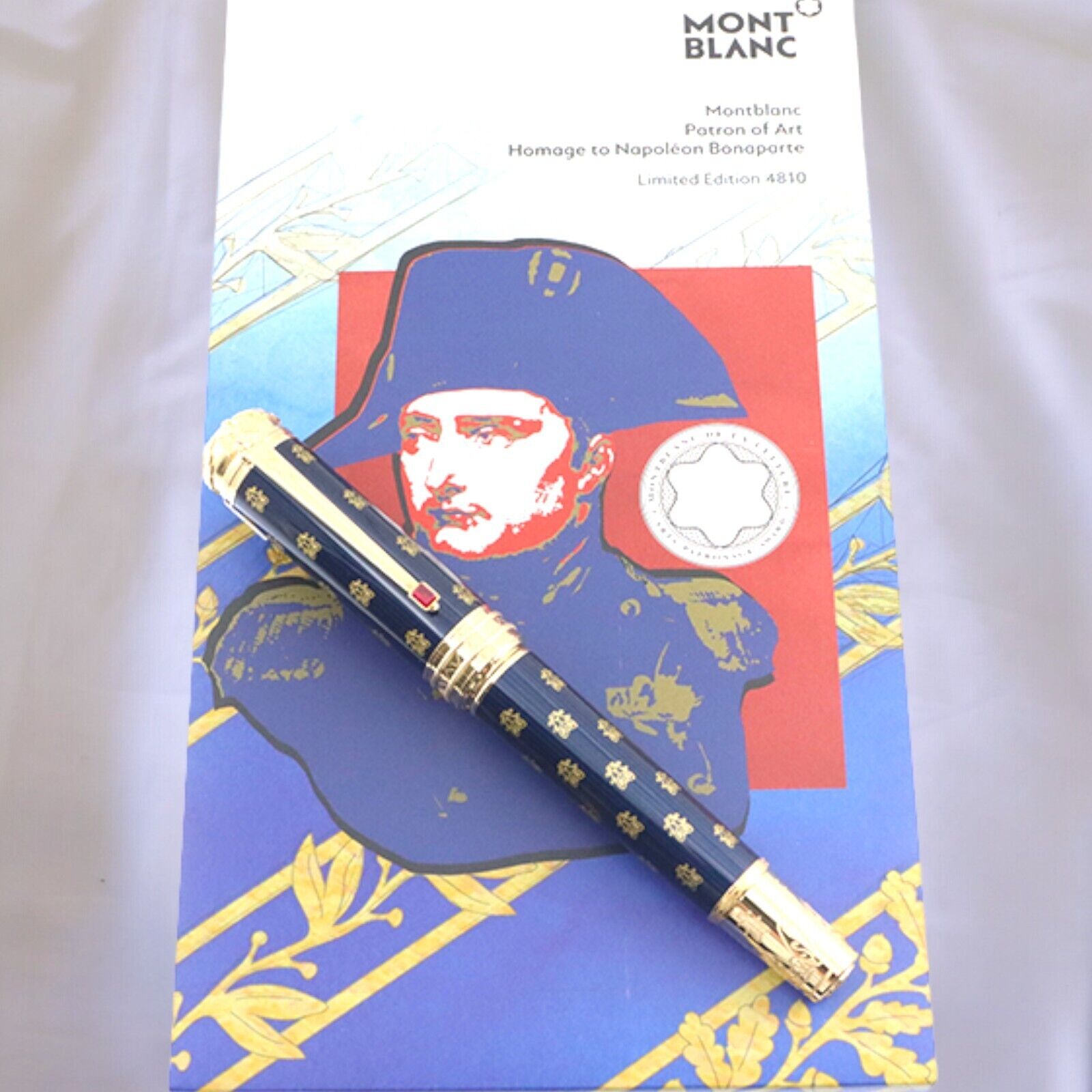 Montblanc Patron of Art Napoleon Bonaparte 18K Fountain Pen M Nib 2021 Boxed