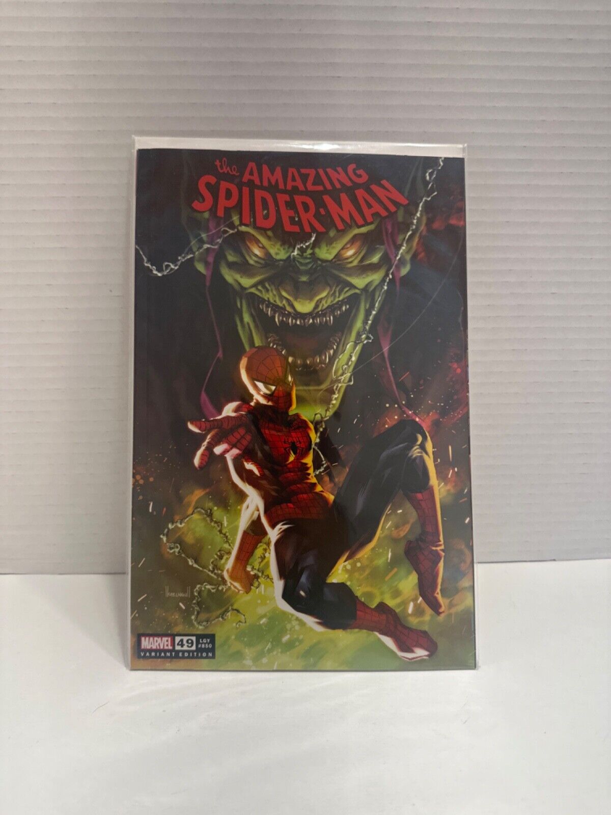 The Amazing Spider-Man #49 Kael Ngu Exclusive Cover Trade Dress