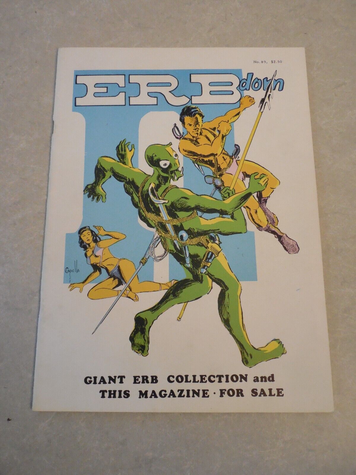 ERBDOM Magazine #89, 1976, EDGAR RICE BURROUGHS MAGAZINE, TARZAN, RAS THAVAS