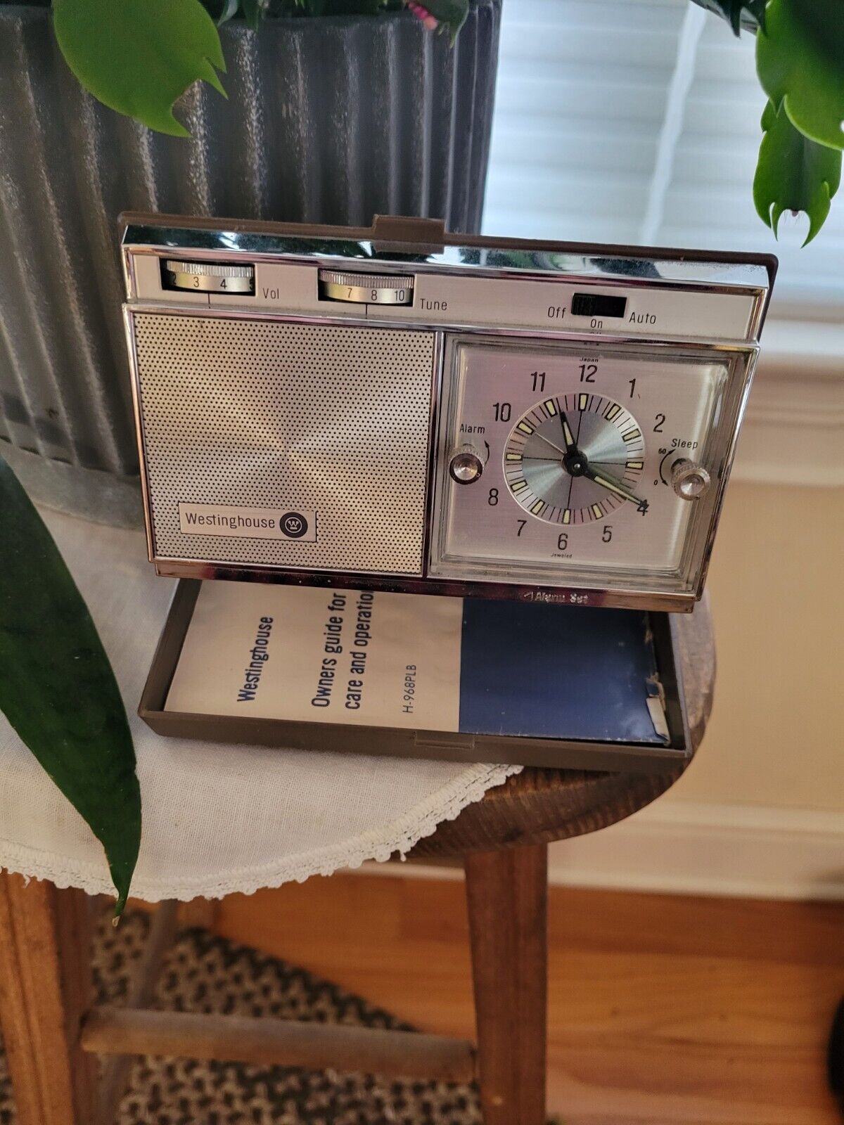 Vintage Westinghouse Travel Alarm Clock Radio Working