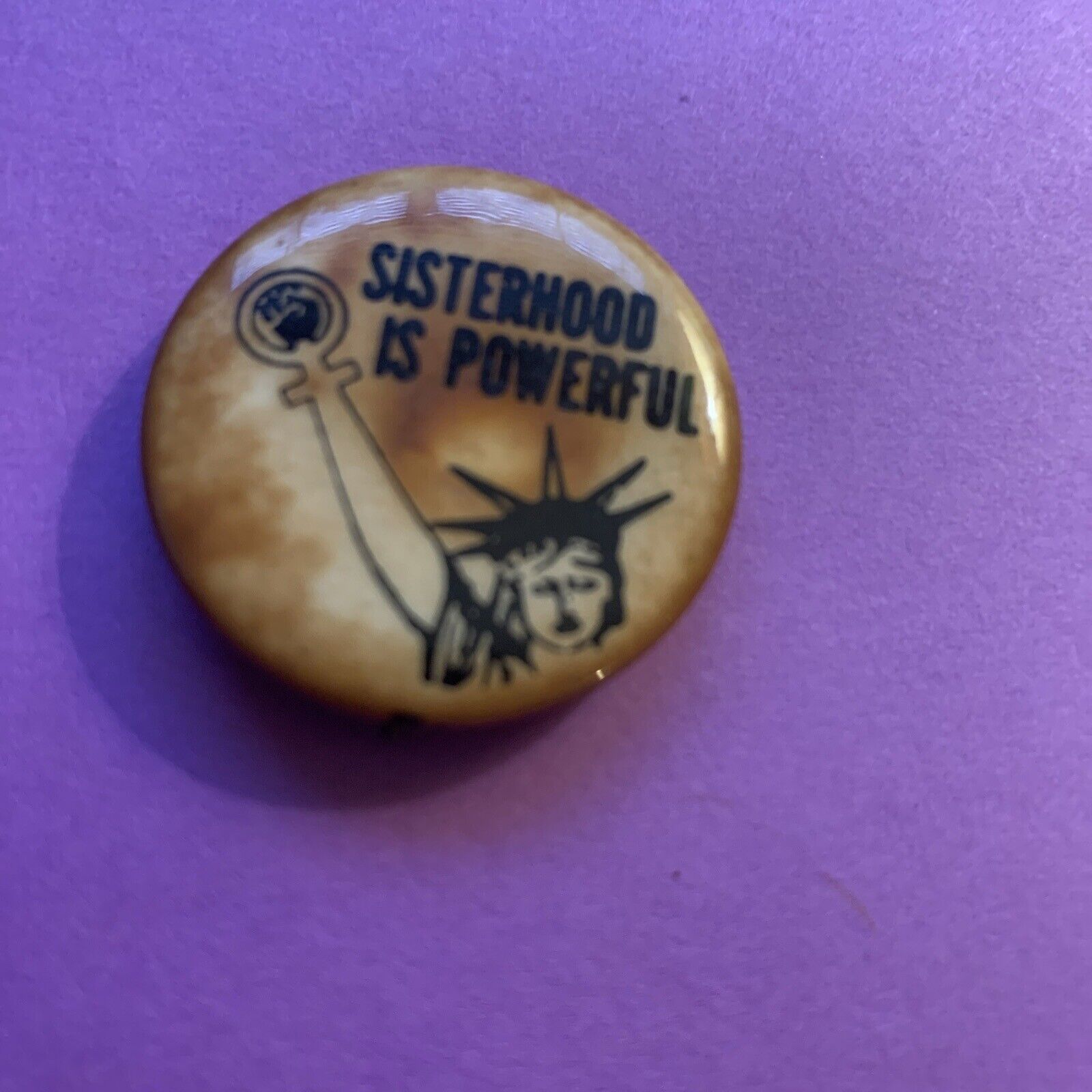 1.25 Sisterhood Is Powerful Pinback Button