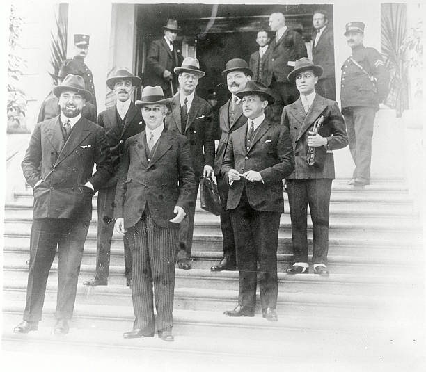 Locarno Switzerland Photo shows the Italian delegation at the Eur - 1925 Photo