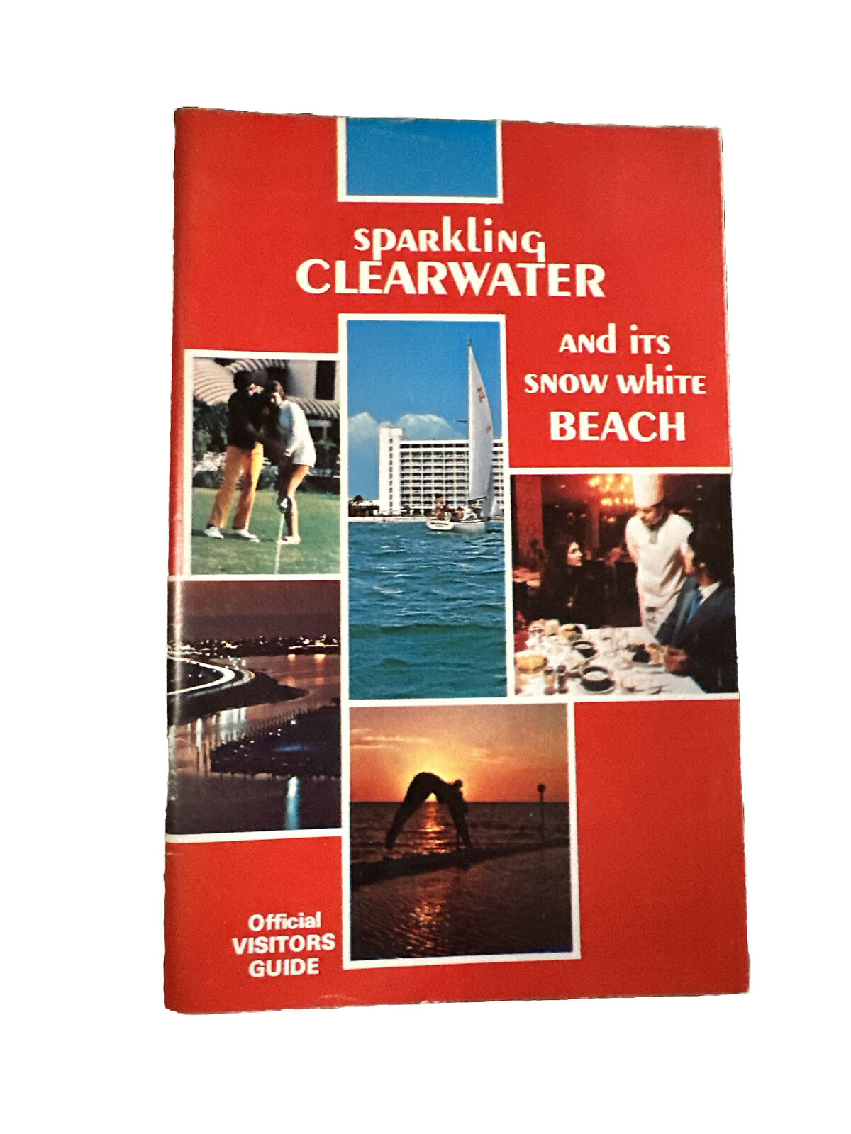 VINTAGE  1976 CLEARWATER FL FLORIDA OFFICIAL Visitors Guide 71 Pages NEW