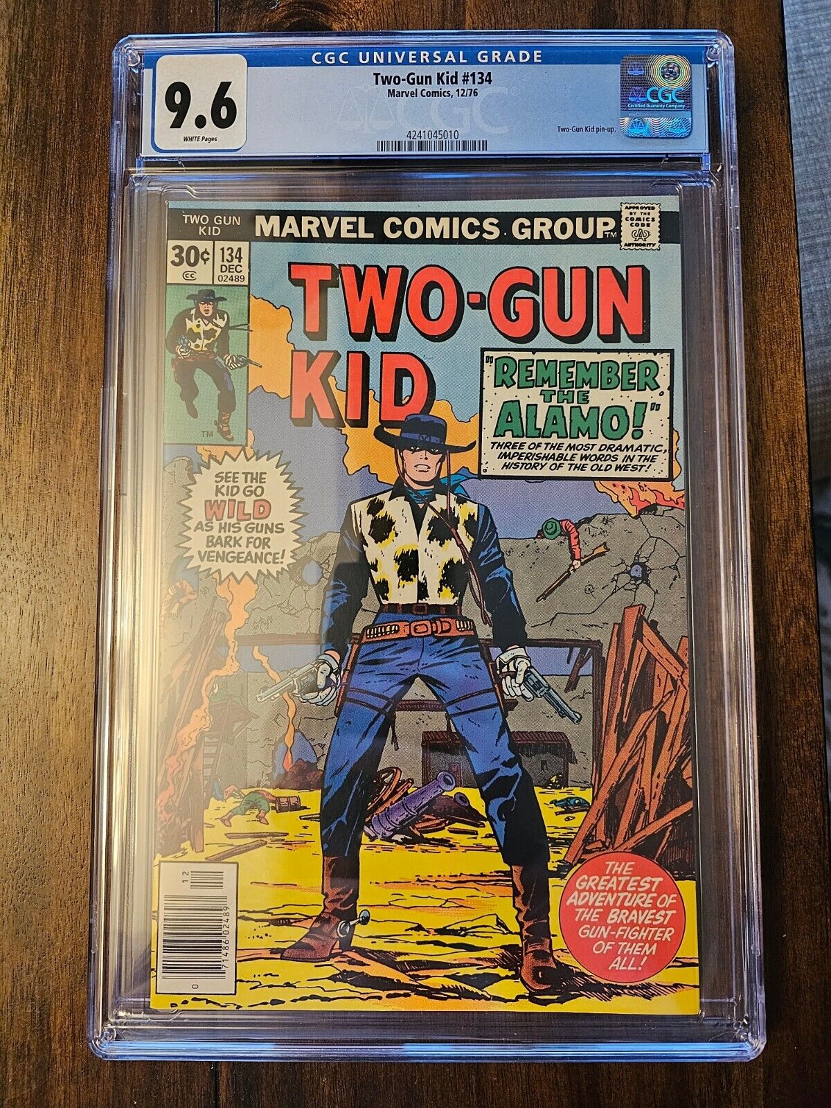 Two-Gun Kid #134 CGC 9.6 (1976) Pin-Up Included Bronze Age Marvel Comics 